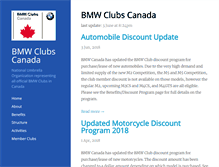 Tablet Screenshot of bmwclub.ca